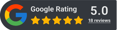 Google Reviews badge showing ArchMeTech rating 5.0 with 18 reviews